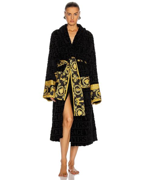 versace ladies bathrobes.